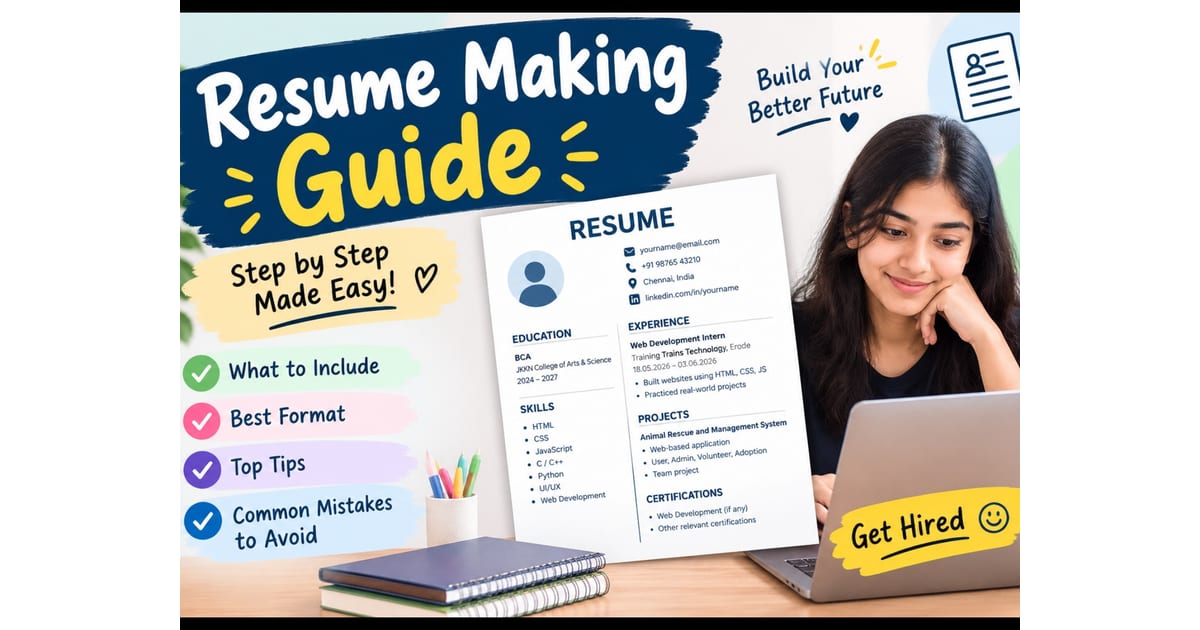 Resume making guide | Getvik